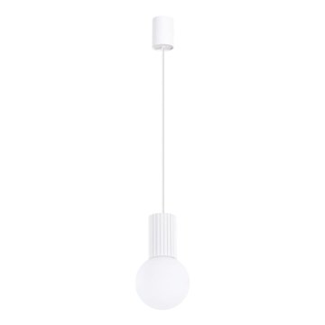 Κρεμαστό φωτιστικό οροφής HALO 1xG9/8W/230V διάμετρος 12 cm λευκό