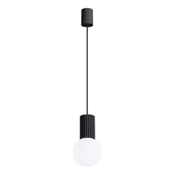 Κρεμαστό φωτιστικό οροφής HALO 1xG9/8W/230V διάμετρος 12 cm μαύρο