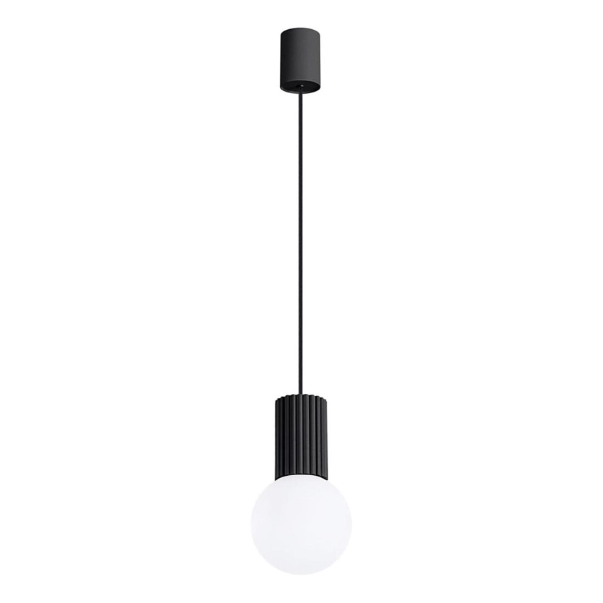 Κρεμαστό φωτιστικό οροφής HALO 1xG9/8W/230V διάμετρος 12 cm μαύρο