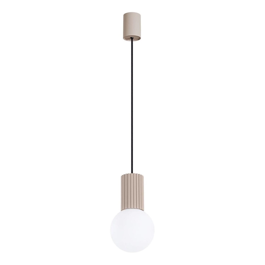 Κρεμαστό φωτιστικό οροφής HALO 1xG9/8W/230V διάμετρος 12 cm μπεζ