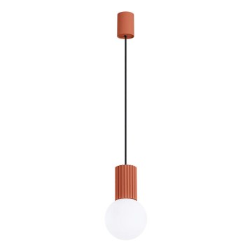 Κρεμαστό φωτιστικό οροφής HALO 1xG9/8W/230V διάμετρος 12 cm πορτοκαλί