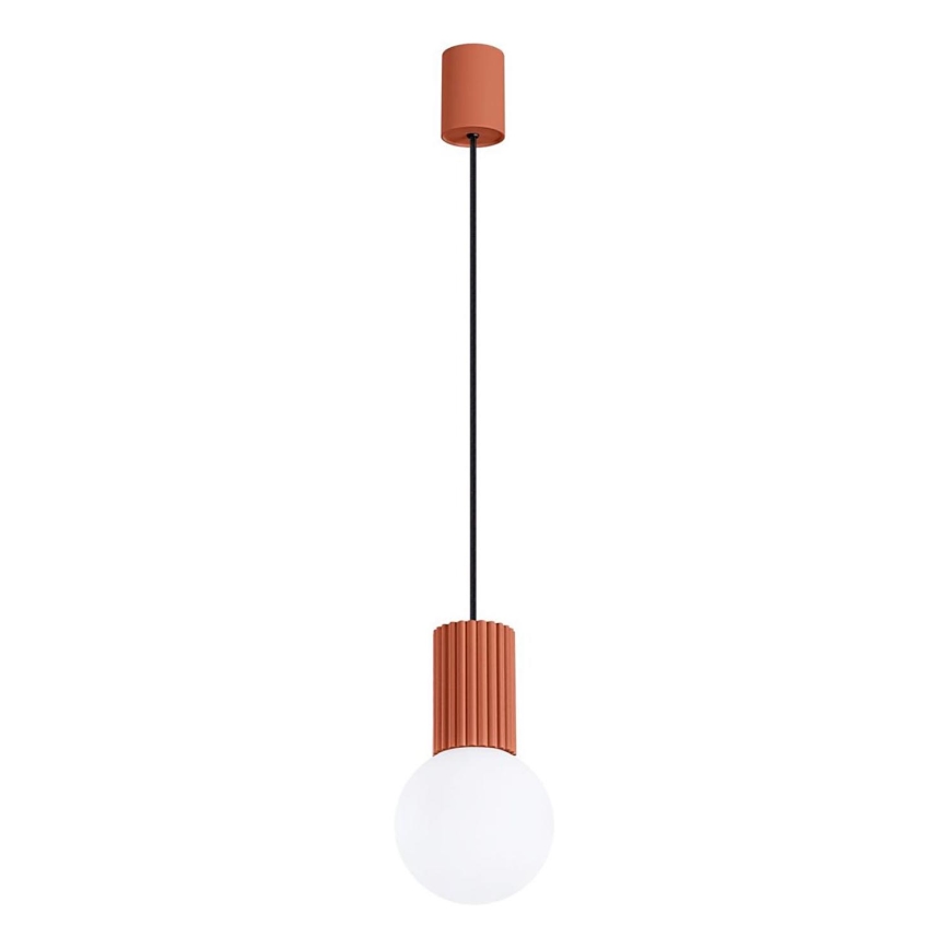 Κρεμαστό φωτιστικό οροφής HALO 1xG9/8W/230V διάμετρος 12 cm πορτοκαλί