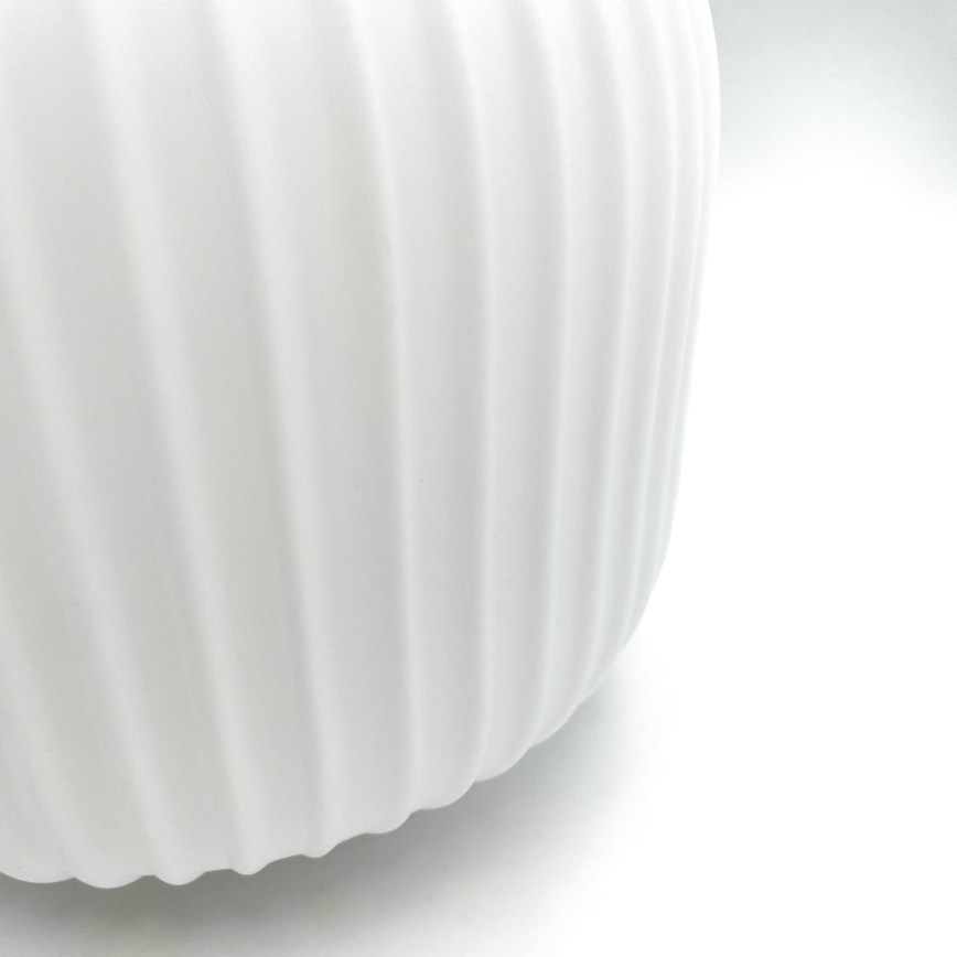 Κρεμαστό φωτιστικό οροφής HARMA 1xE27/15W/230V διάμετρος 20 cm λευκό/χρυσό