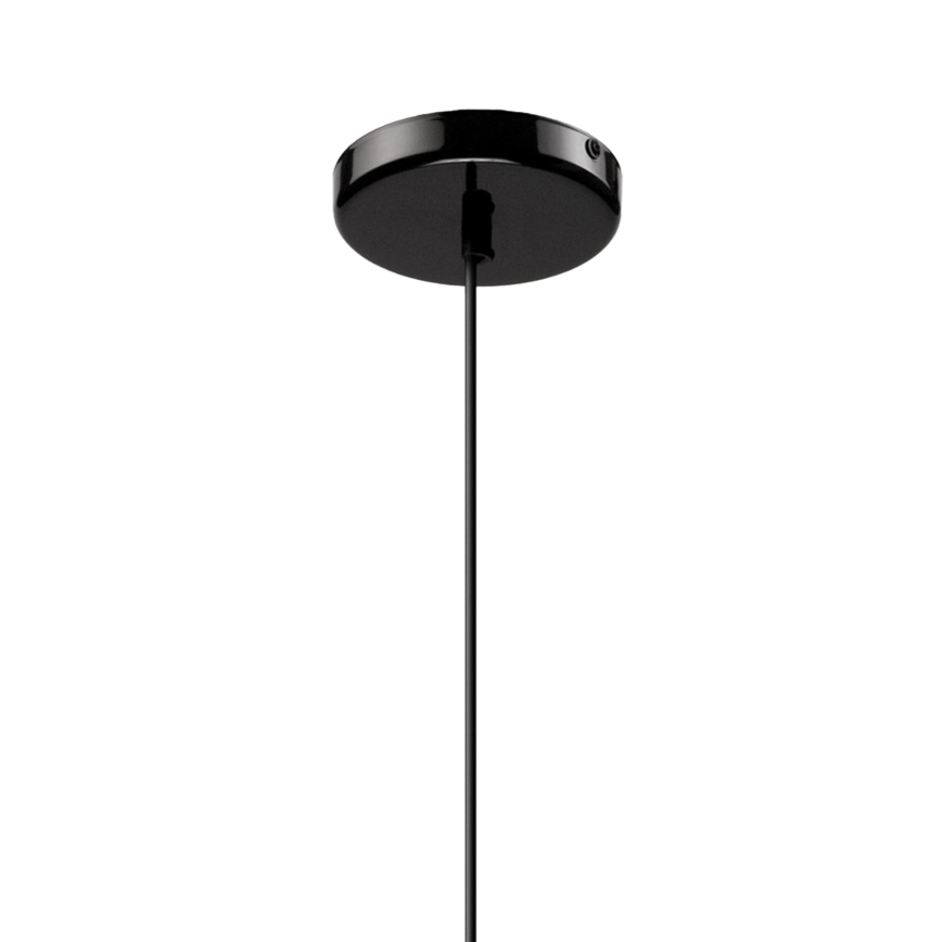 Κρεμαστό φωτιστικό οροφής HARMA 1xE27/15W/230V διάμετρος 25 cm λευκό/μαύρο