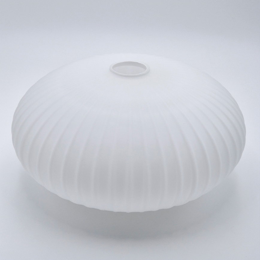 Κρεμαστό φωτιστικό οροφής HARMA 1xE27/15W/230V διάμετρος 30 cm λευκό/χρυσό