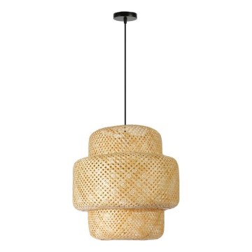 Κρεμαστό φωτιστικό οροφής HILO 1xE27/40W/230V διάμετρος 47 cm μπαμπού