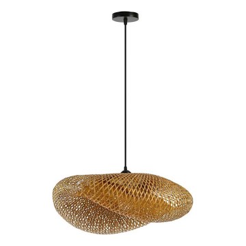 Κρεμαστό φωτιστικό οροφής HILO 1xE27/40W/230V διάμετρος 60 cm μπαμπού