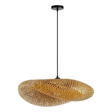 Κρεμαστό φωτιστικό οροφής HILO 1xE27/40W/230V διάμετρος 80 cm μπαμπού