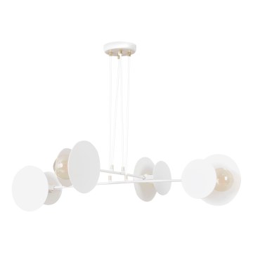 Κρεμαστό φωτιστικό οροφής IDEA 4xE27/15W/230V λευκό