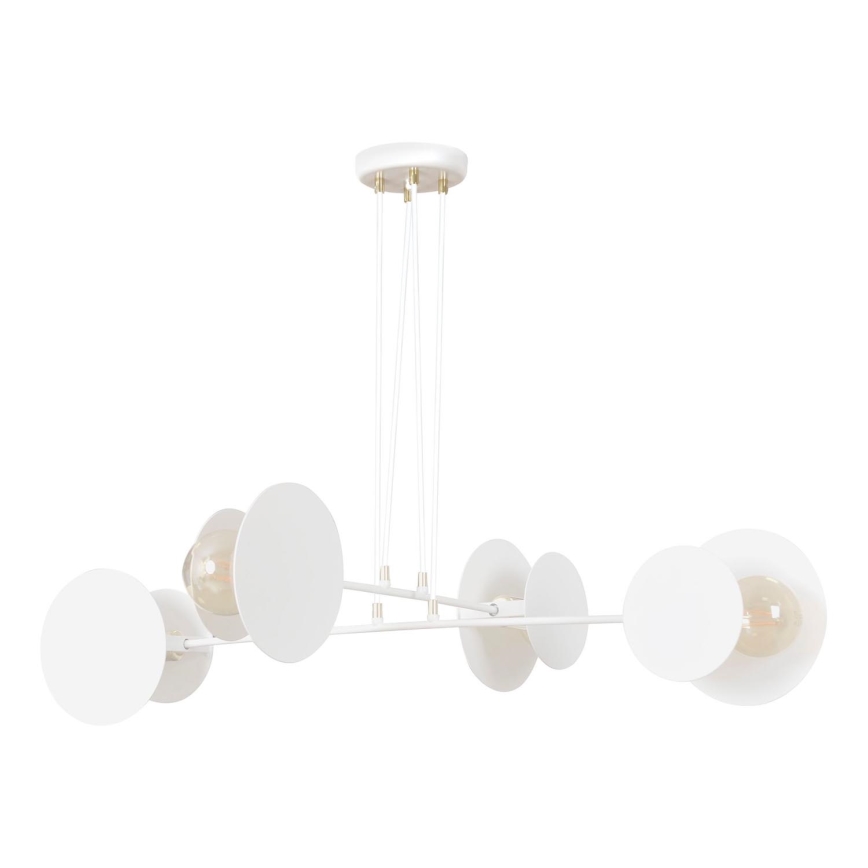 Κρεμαστό φωτιστικό οροφής IDEA 4xE27/15W/230V λευκό
