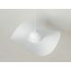 Κρεμαστό φωτιστικό οροφής KAPELLO 1xE27/60W/230V διάμετρος 55 cm λευκό/χρυσαφί
