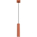 Κρεμαστό φωτιστικό οροφής KARBON 1xGU10/10W/230V κόκκινο