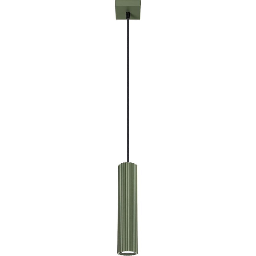 Κρεμαστό φωτιστικό οροφής KARBON 1xGU10/10W/230V πράσινο