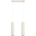 Κρεμαστό φωτιστικό οροφής KARBON 2xGU10/10W/230V κρεμ