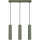 Κρεμαστό φωτιστικό οροφής KARBON 3xGU10/10W/230V πράσινο