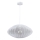 Κρεμαστό φωτιστικό οροφής KINU 1xE27/20W/230V διάμετρος 50 cm λευκό