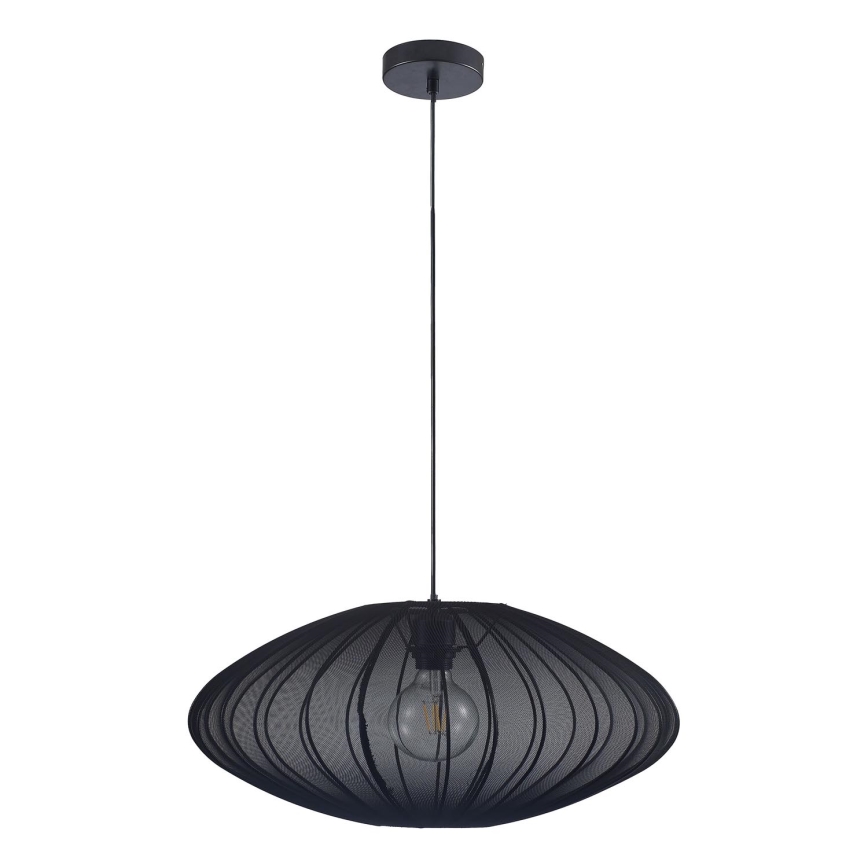 Κρεμαστό φωτιστικό οροφής KINU 1xE27/20W/230V διάμετρος 50 cm μαύρο