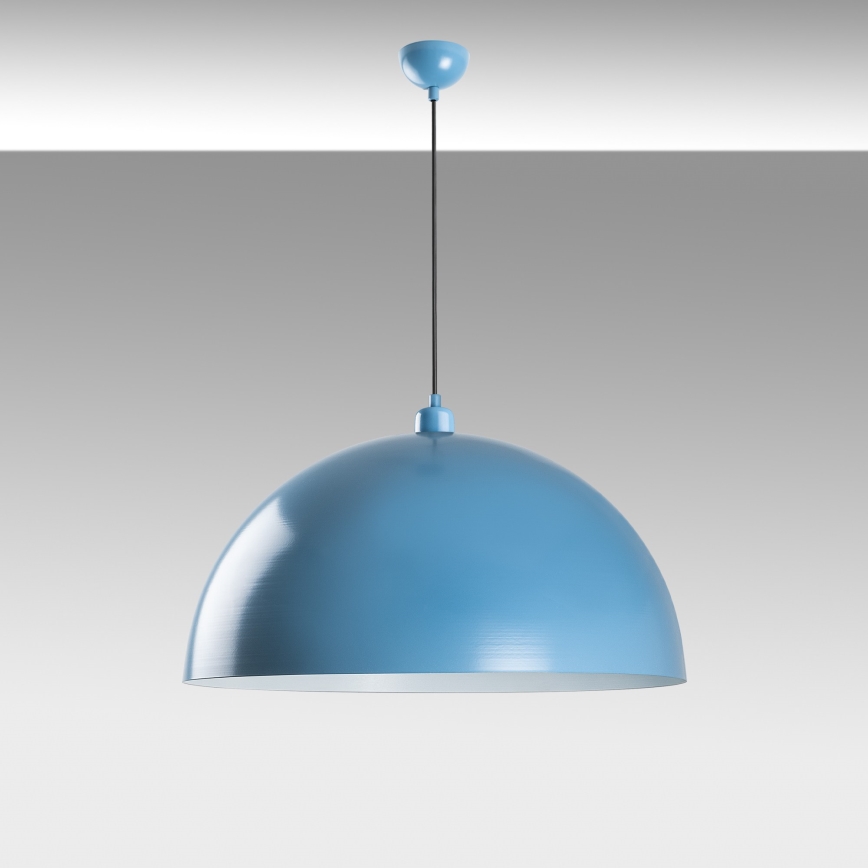 Κρεμαστό φωτιστικό οροφής KURE 1xE27/40W/230V μπλε