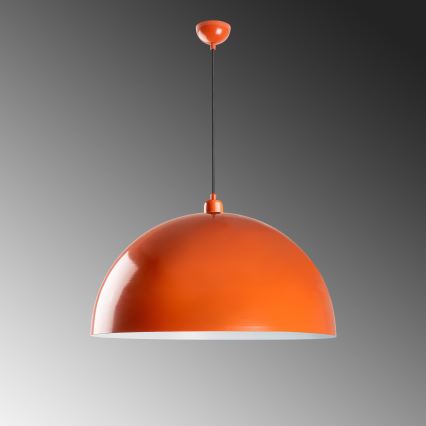 Κρεμαστό φωτιστικό οροφής KURE 1xE27/40W/230V πορτοκαλί