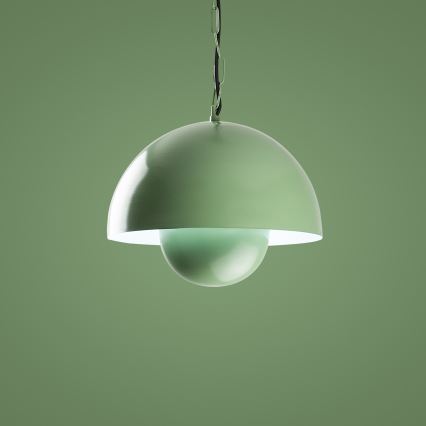 Κρεμαστό φωτιστικό οροφής KURE 1xE27/40W/230V πράσινο
