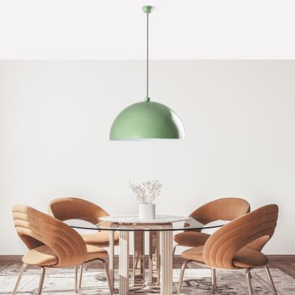 Κρεμαστό φωτιστικό οροφής KURE 1xE27/40W/230V πράσινο