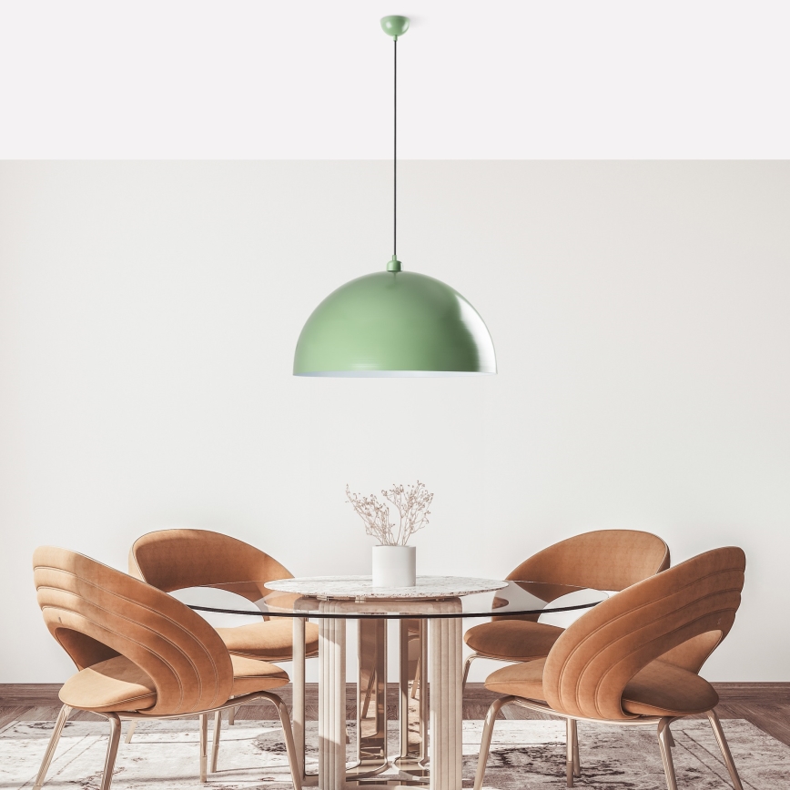 Κρεμαστό φωτιστικό οροφής KURE 1xE27/40W/230V πράσινο