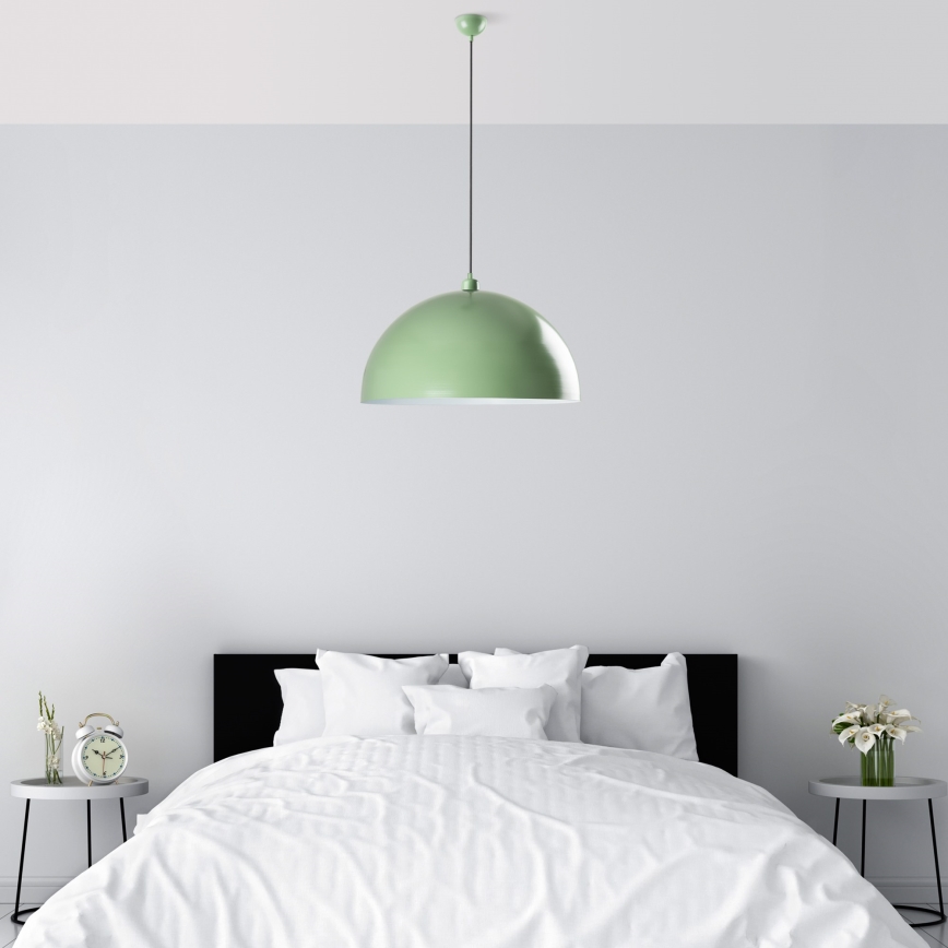 Κρεμαστό φωτιστικό οροφής KURE 1xE27/40W/230V πράσινο