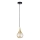 Κρεμαστό φωτιστικό οροφής LACRIMA HONEY 1xE27/60W/230V