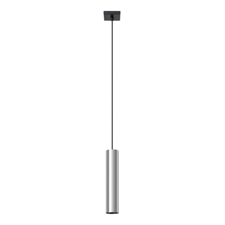 Κρεμαστό φωτιστικό οροφής LAGOS 1xGU10/10W/230V γυαλιστερό χρώμιο
