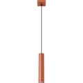 Κρεμαστό φωτιστικό οροφής LAGOS 1xGU10/10W/230V κόκκινο