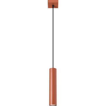 Κρεμαστό φωτιστικό οροφής LAGOS 1xGU10/10W/230V κόκκινο