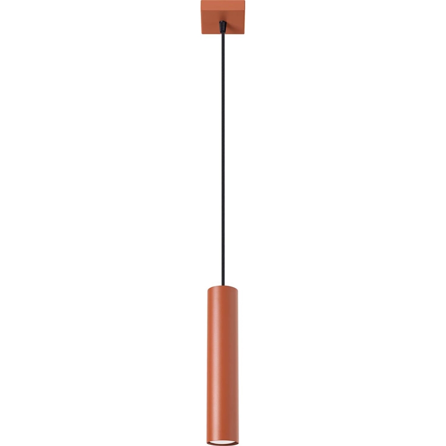 Κρεμαστό φωτιστικό οροφής LAGOS 1xGU10/10W/230V κόκκινο