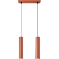 Κρεμαστό φωτιστικό οροφής LAGOS 2xGU10/10W/230V κόκκινο