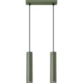 Κρεμαστό φωτιστικό οροφής LAGOS 2xGU10/10W/230V πράσινο