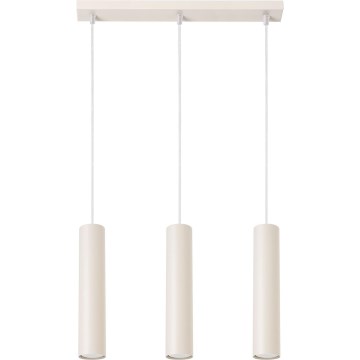 Κρεμαστό φωτιστικό οροφής LAGOS 3xGU10/10W/230V κρεμ