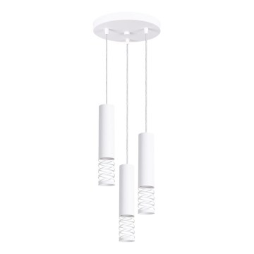 Κρεμαστό φωτιστικό οροφής LAMI 3xGU10/10W/230V λευκό