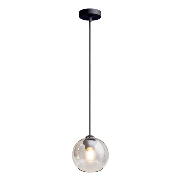 Κρεμαστό φωτιστικό οροφής LATIL 1xE27/60W/230V μαύρο