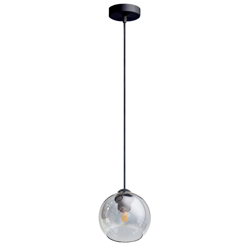 Κρεμαστό φωτιστικό οροφής LATIL 1xE27/60W/230V μαύρο