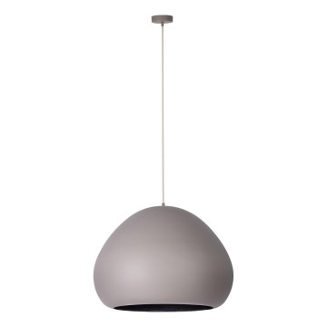 Κρεμαστό φωτιστικό οροφής LAVA 1xE27/15W/230V taupe/μαύρο