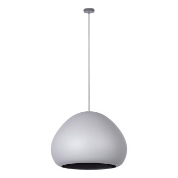 Κρεμαστό φωτιστικό οροφής LAVA 1xE27/15W/230V γκρι/μαύρο