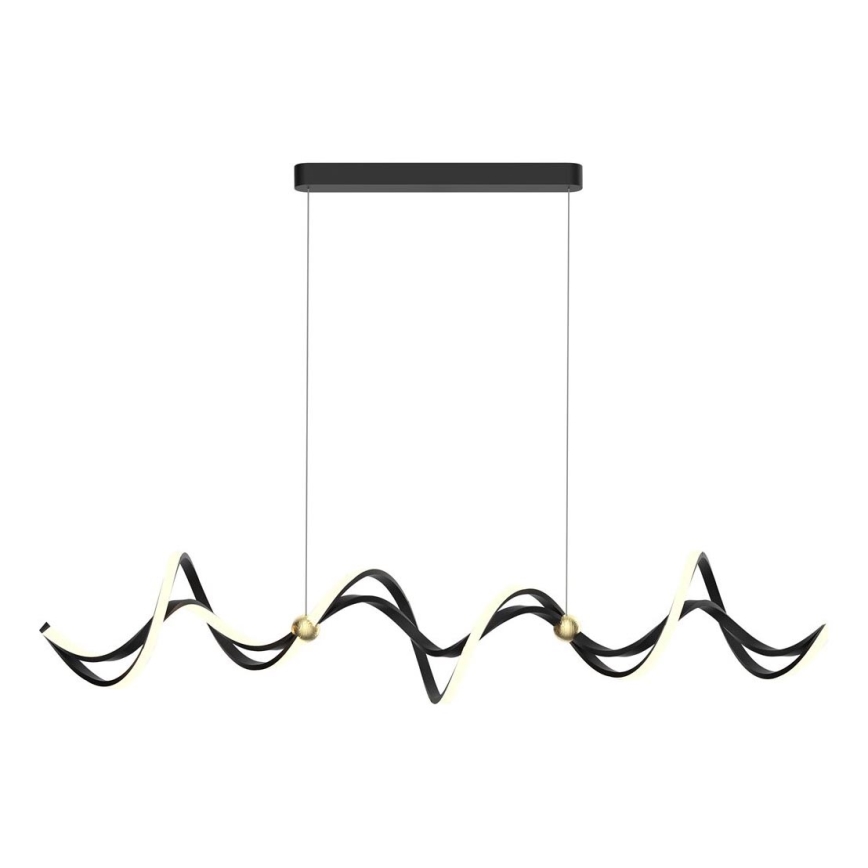 Κρεμαστό φωτιστικό οροφής LED COLIA LED/55W/230V μαύρο/χρυσό