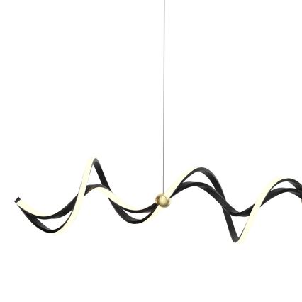 Κρεμαστό φωτιστικό οροφής LED COLIA LED/55W/230V μαύρο/χρυσό