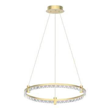 Κρεμαστό φωτιστικό οροφής LED ELEGANCE LED/36W/230V διάμετρος 60 cm χρυσό