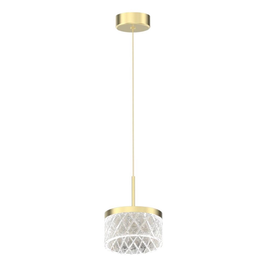 Κρεμαστό φωτιστικό οροφής LED ELEGANCE LED/9W/230V διάμετρος 15 cm χρυσό