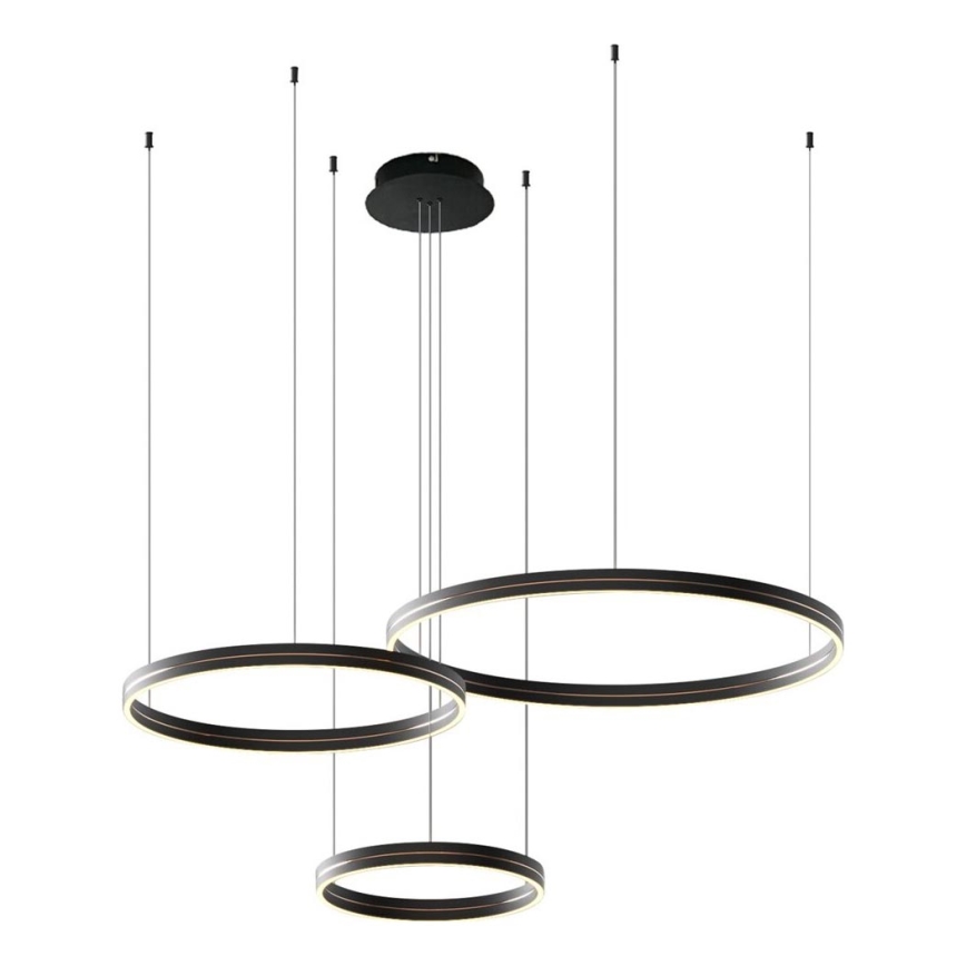 Κρεμαστό φωτιστικό οροφής LED GRAVITY LED/108W/230V μαύρο