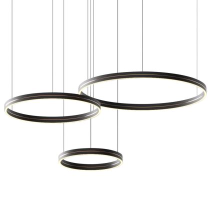 Κρεμαστό φωτιστικό οροφής LED GRAVITY LED/108W/230V μαύρο