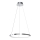 Κρεμαστό φωτιστικό οροφής LED HOOP LED/27W/230V διάμετρος 50 cm 4000K γυαλιστερό χρώμιο