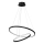 Κρεμαστό φωτιστικό οροφής LED HOOP LED/51W/230V διάμετρος 60 cm 4000K μαύρο
