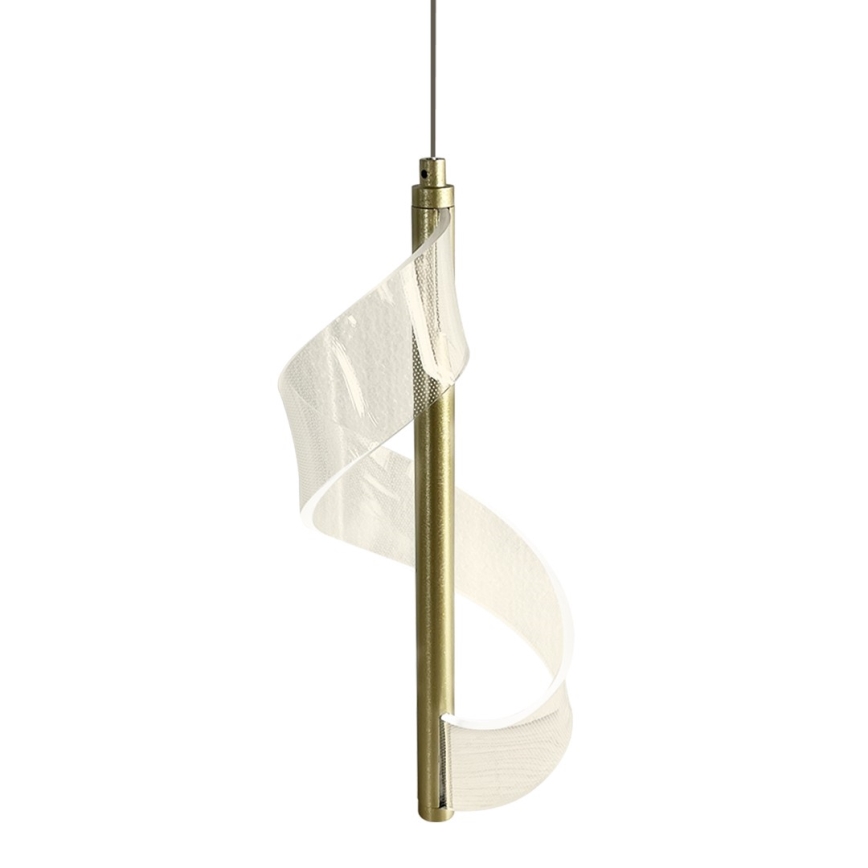 Κρεμαστό φωτιστικό οροφής LED LARGO LED/10W/230V χρυσό