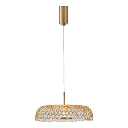Κρεμαστό φωτιστικό οροφής LED LED/10W/230V 3000K χρυσό διάμετρος 35 cm